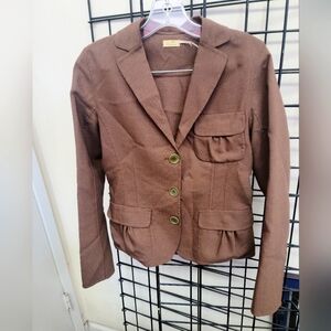Max Studio 3 button Blazer Jacket Size 4